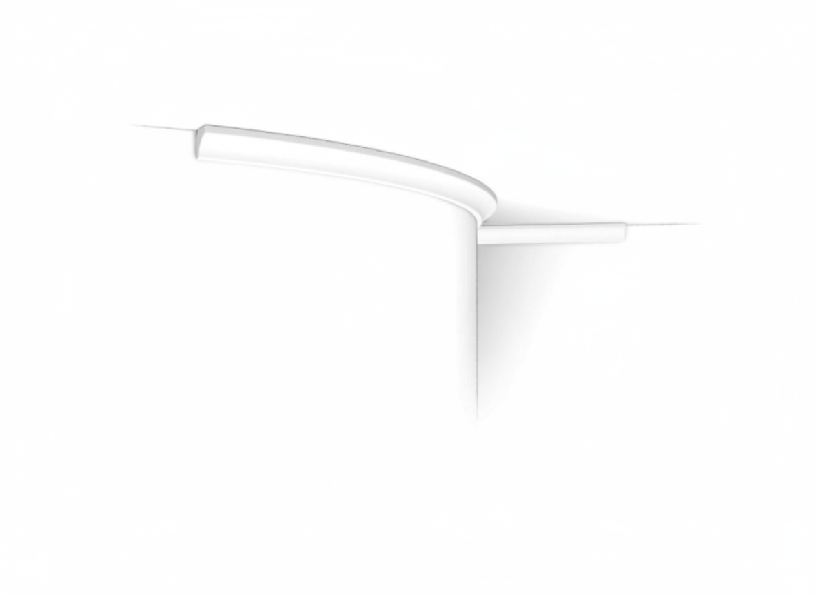 Flexibilná stropná lišta C250F ORAC - Vodoodolná, Pretierateľná