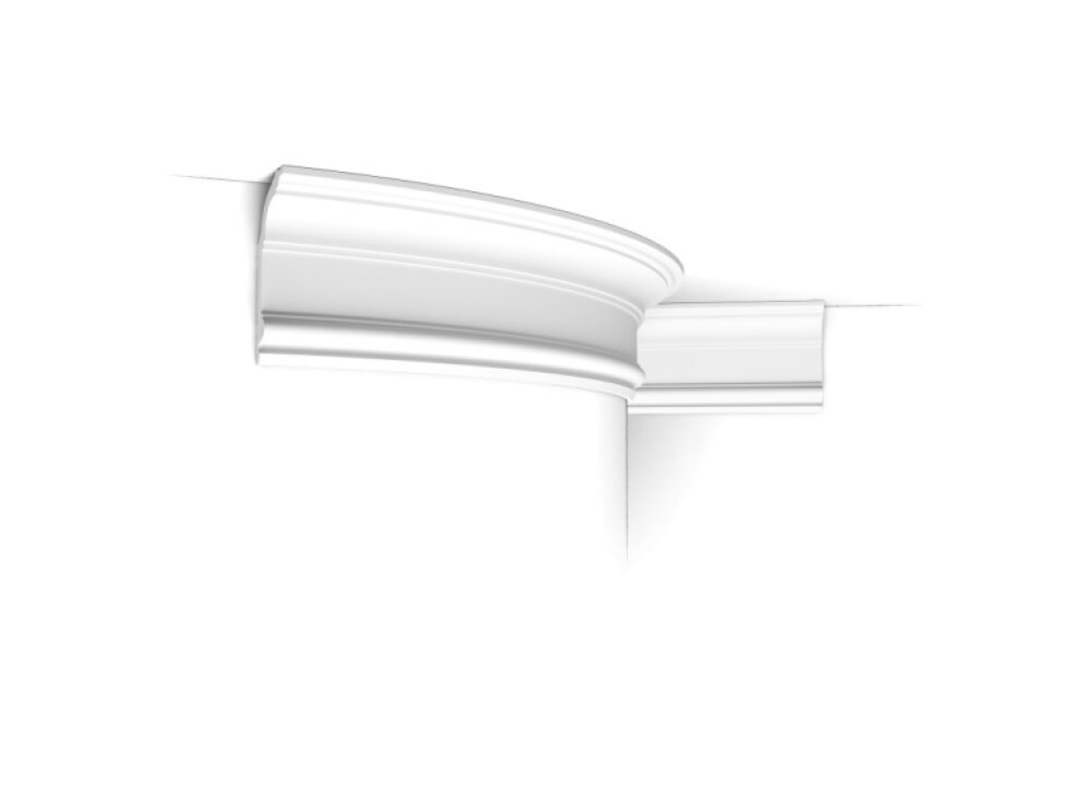 Flexibilná stropná lišta NOBLESSE ORAC C339F - Biela, 200cm