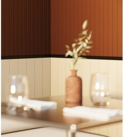 Obklad na stenu WALLSTYL LATTE L Noël & Marquet NMC 260cm