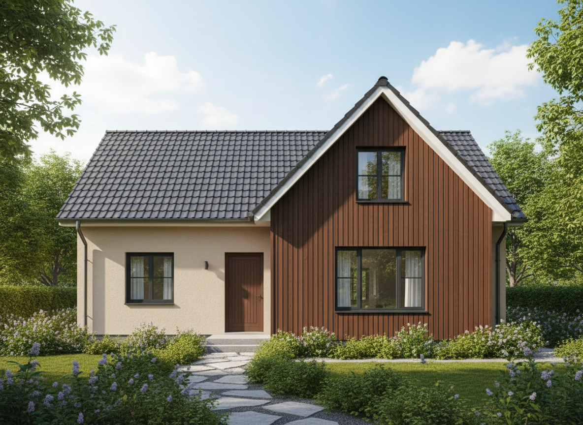 Fasádna lamelová doska Mahagon