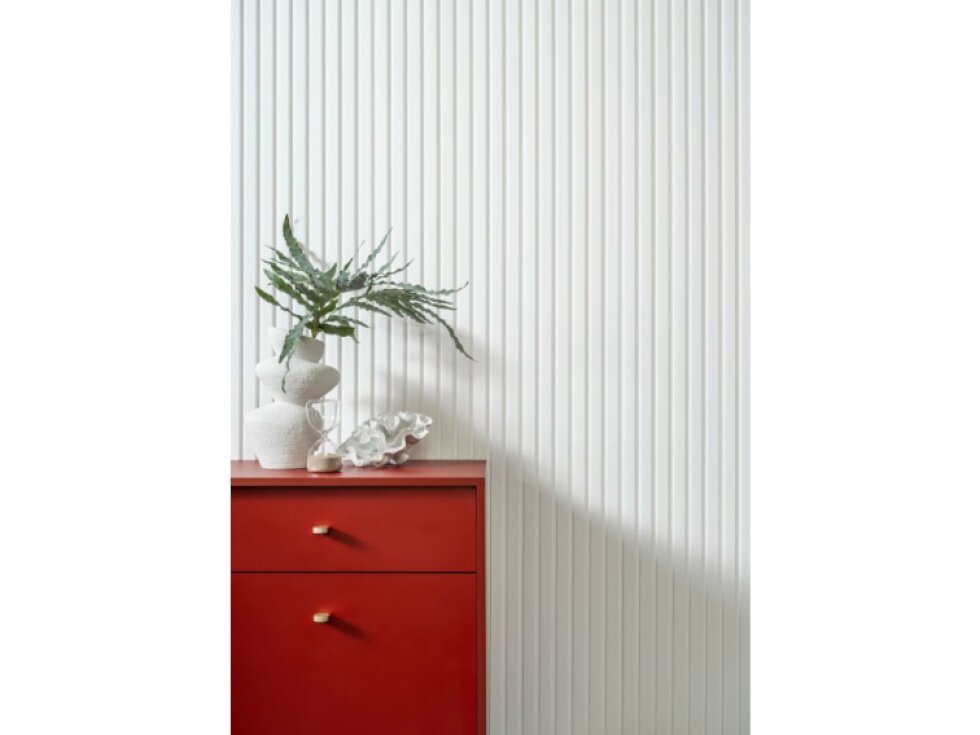 Nástenná lamela, biela L0201