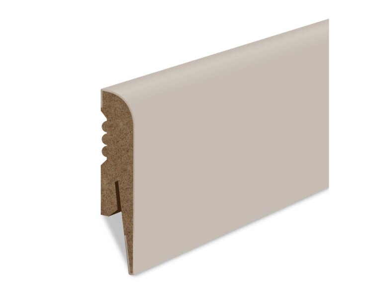 Podlahová lišta MDF - kašmír 8x1,6cm profil R8