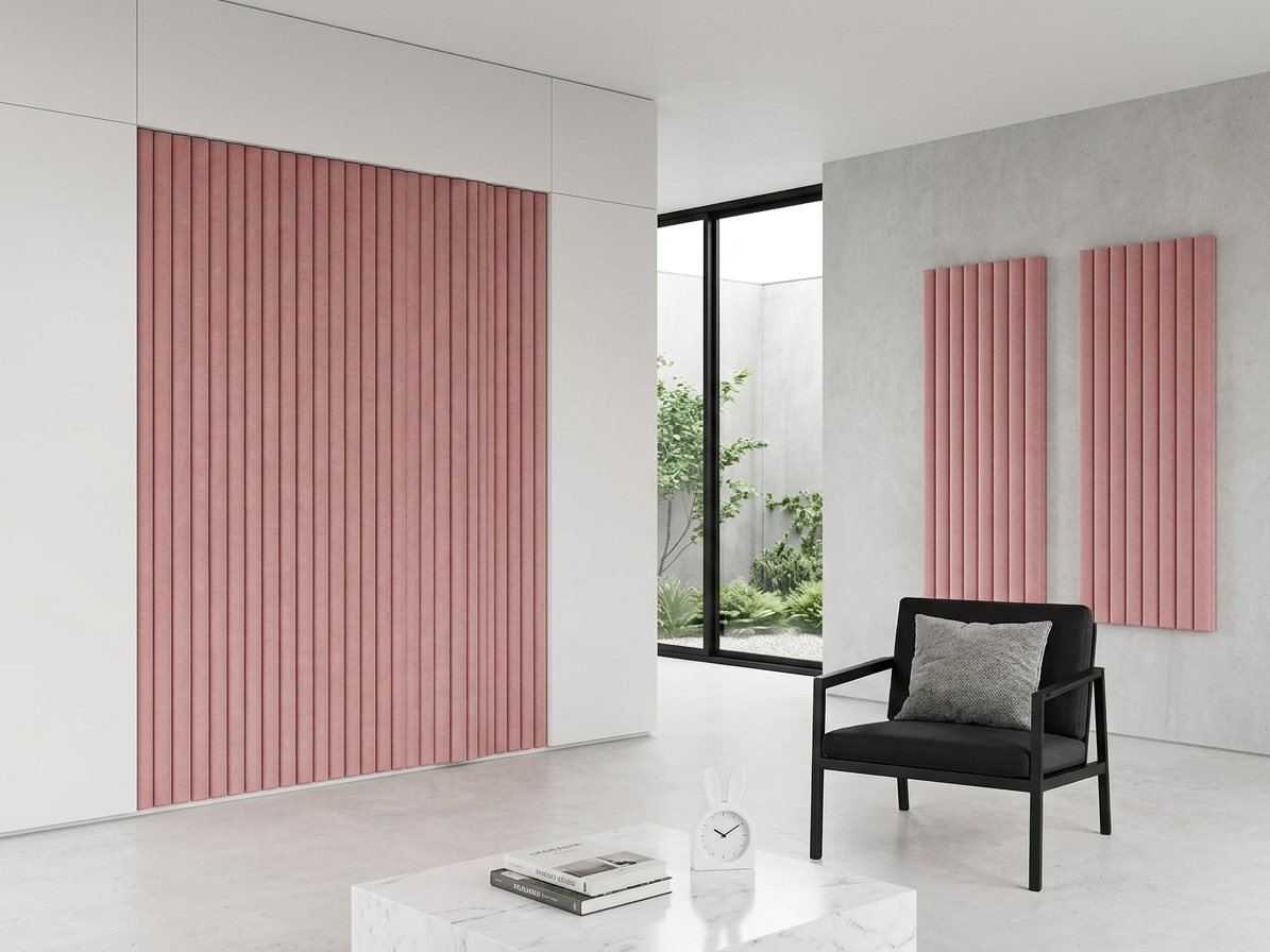 Samolepiaci zamatový 3D panel 27,5 x 76 cm VEL904 ružový