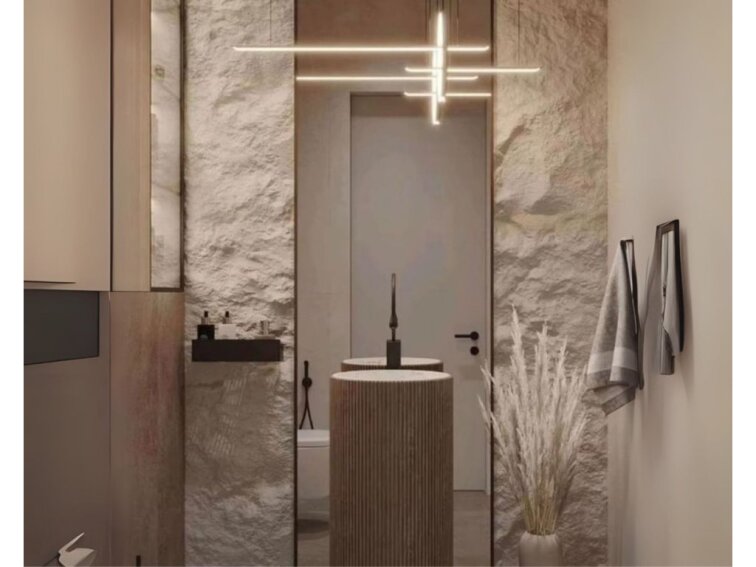 PU 3D panel Somoni S1 – dekoratívny obklad s efektom kameňa (60x120cm)