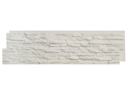 PU 3D panel Loft White – dekoratívny obklad s efektom kameňa