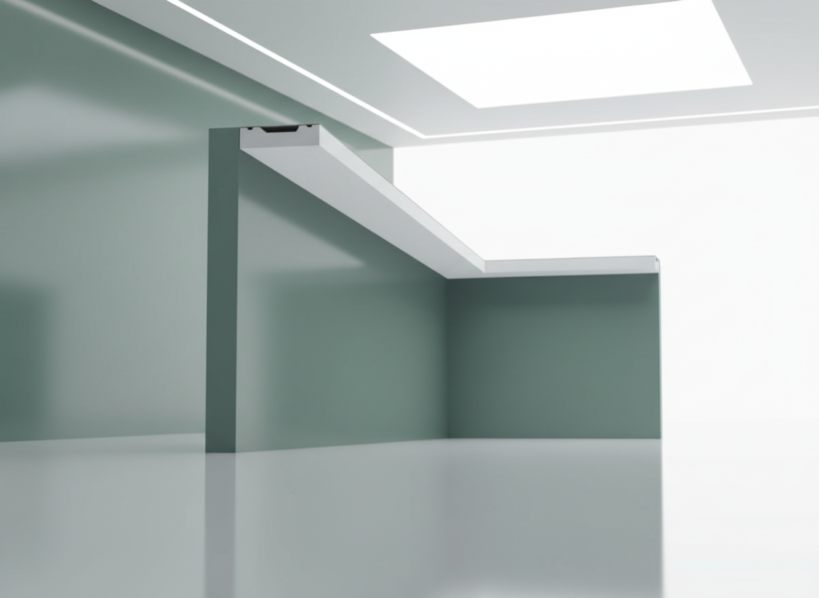 Flexibilná stropná lišta SX162F SQUARE ORAC