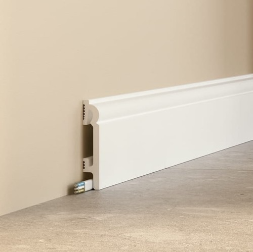 Podlahová lišta DuroFit - PF082 - biela