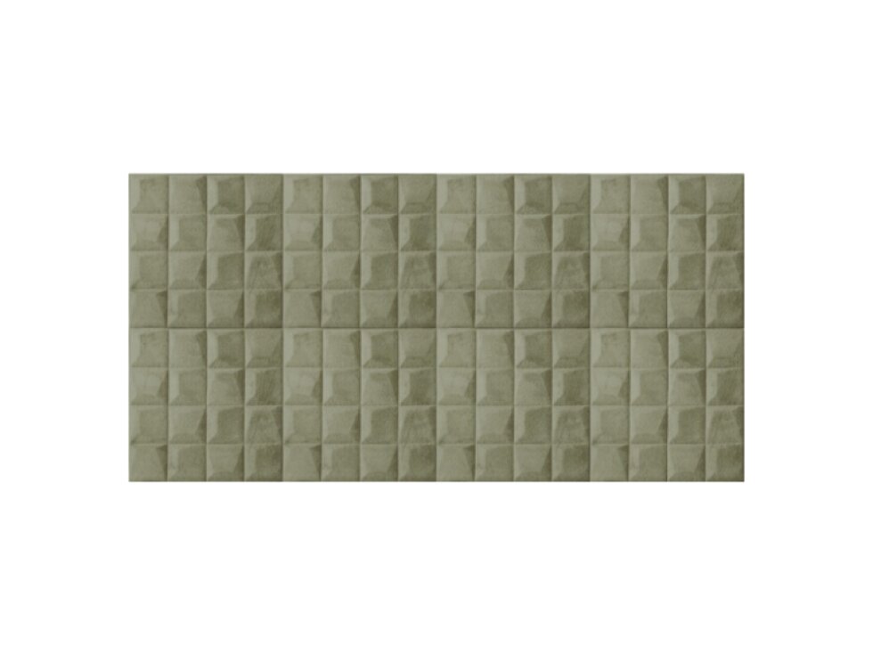 Samolepiaci zamatový 3D panel 69 x 140 cm VEL006 olivový