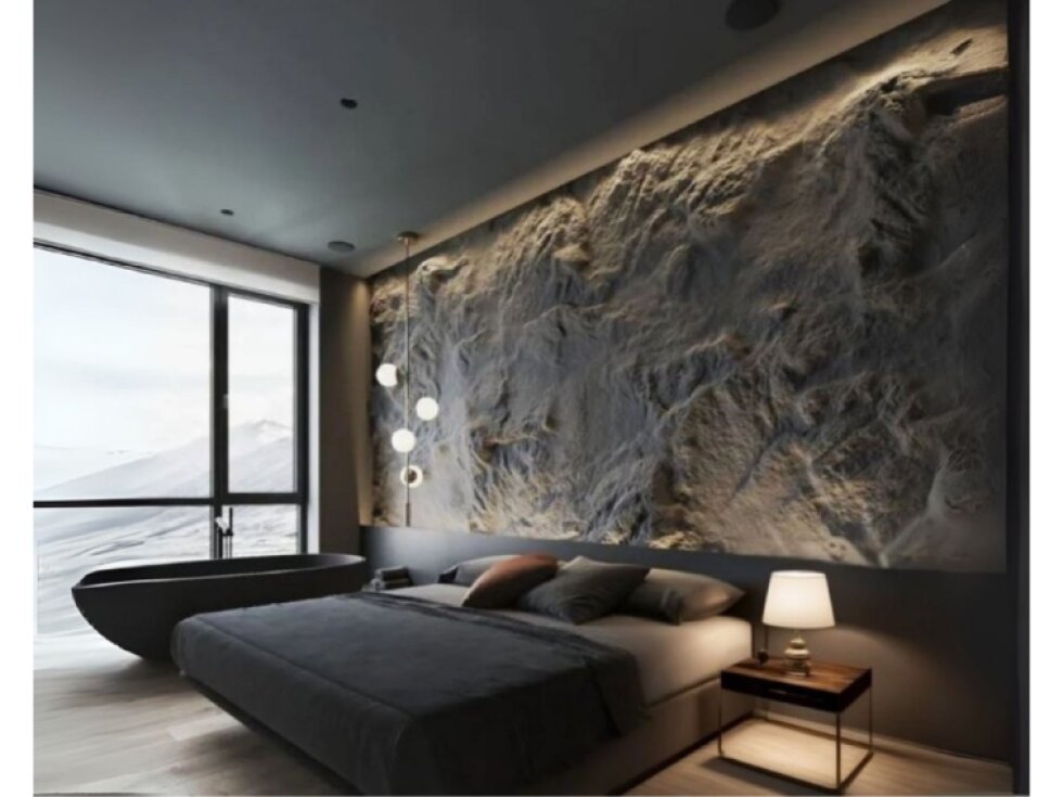 PU 3D panel Townsend – dekoratívny obklad s efektom kameňa (60x120cm)