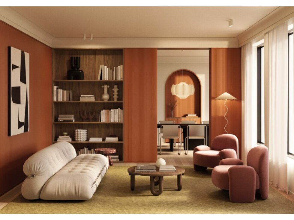 Obklad na stenu WALLSTYL PLISSÉ L Noël & Marquet NMC 200cm