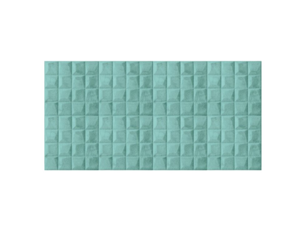 Samolepiaci zamatový 3D panel 69 x 140 cm VEL009 aquamarín