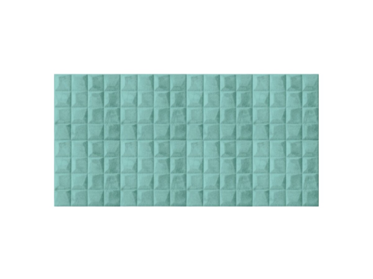 Samolepiaci zamatový 3D panel 69 x 140 cm VEL009 aquamarín