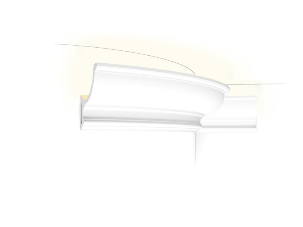 Flexibilná stropná lišta pre LED C901F ORAC, biela, 200 cm