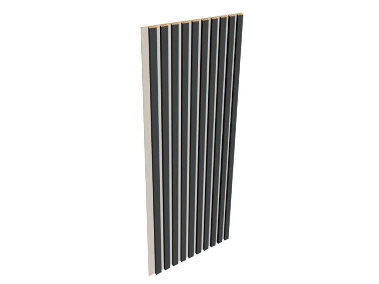 Lamely na kašmírovej doske - 12x28 mm - 10 ks - spojovací modul - 46 cm - antracit