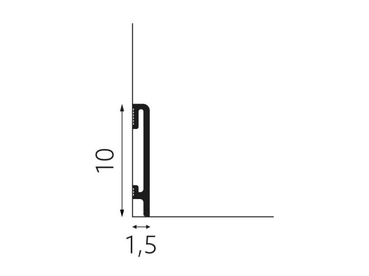 Podlahová lišta DuroFit - PF100