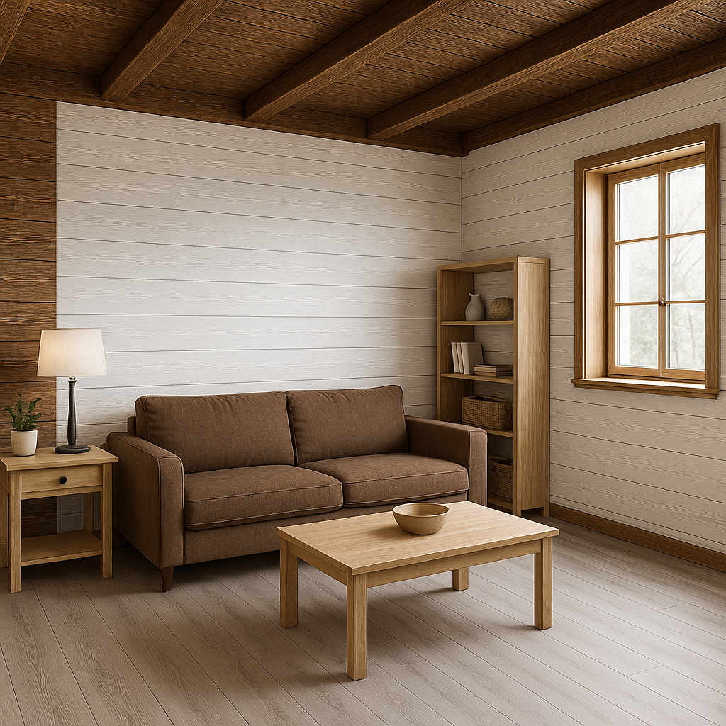 Umelý drevená doska RUSTIC 200mm – dekorácia steny a stropu