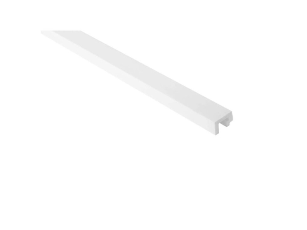 Ľavé zakončenie lamely, biela L0301LT