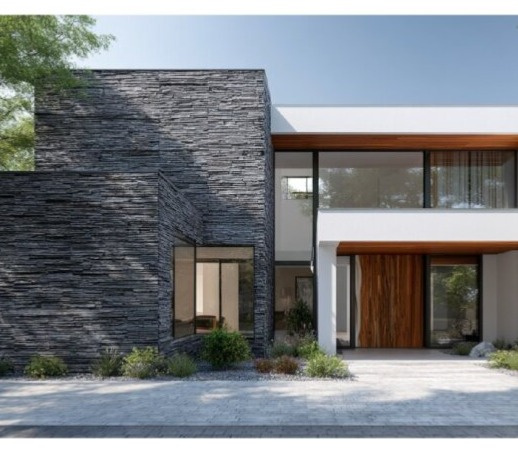 PU 3D panel Silver Slate – dekoratívny obklad s efektom kameňa (120x60cm)