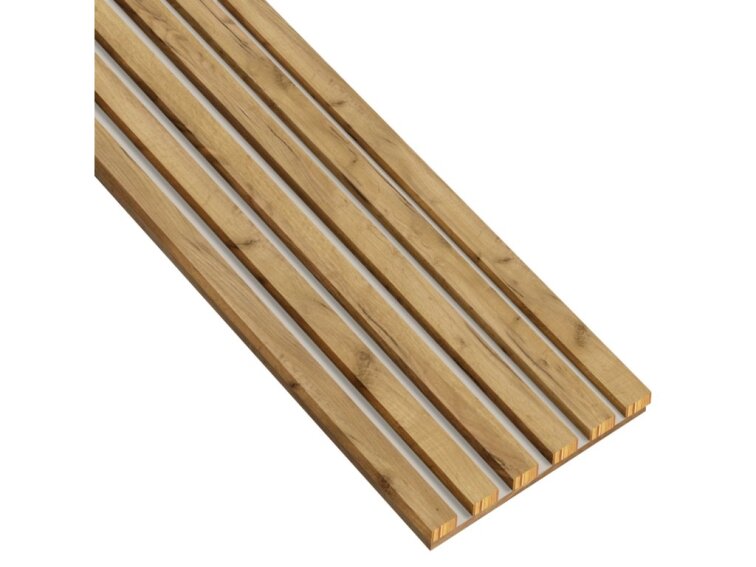 Lamely na kašmírovej doske - 12x28 mm - 6 ks - základný modul - 25,3 cm - dub craft zlatý