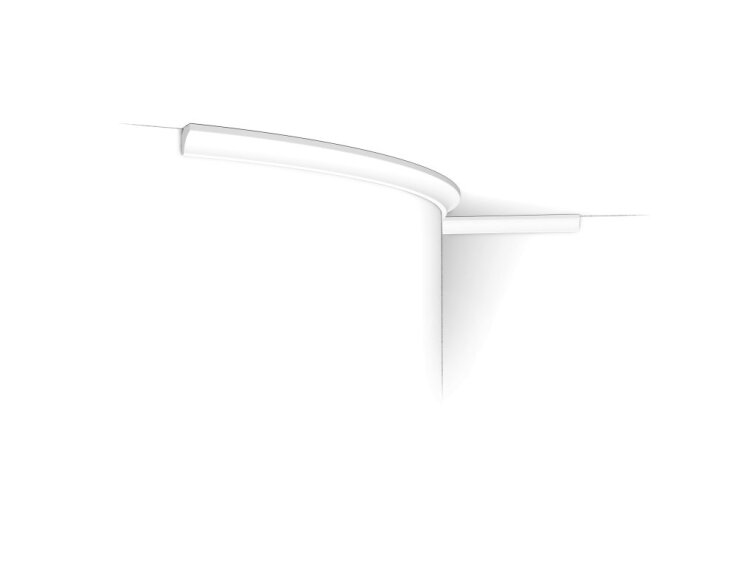 Flexibilná stropná lišta C250F ORAC - Vodoodolná, Pretierateľná