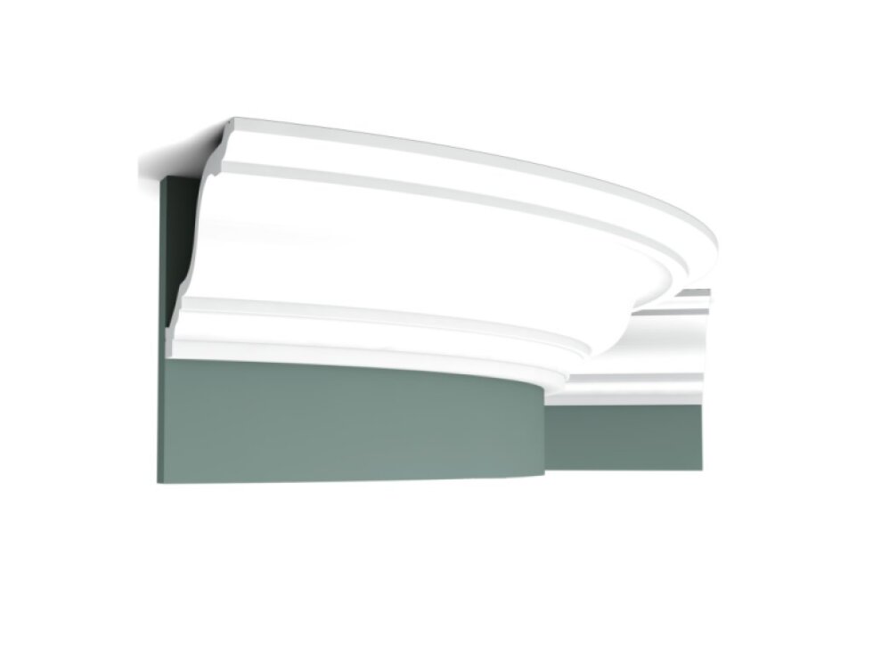 Flexibilná stropná lišta C334F ORAC - Biely, Vodoodolný, 200 cm