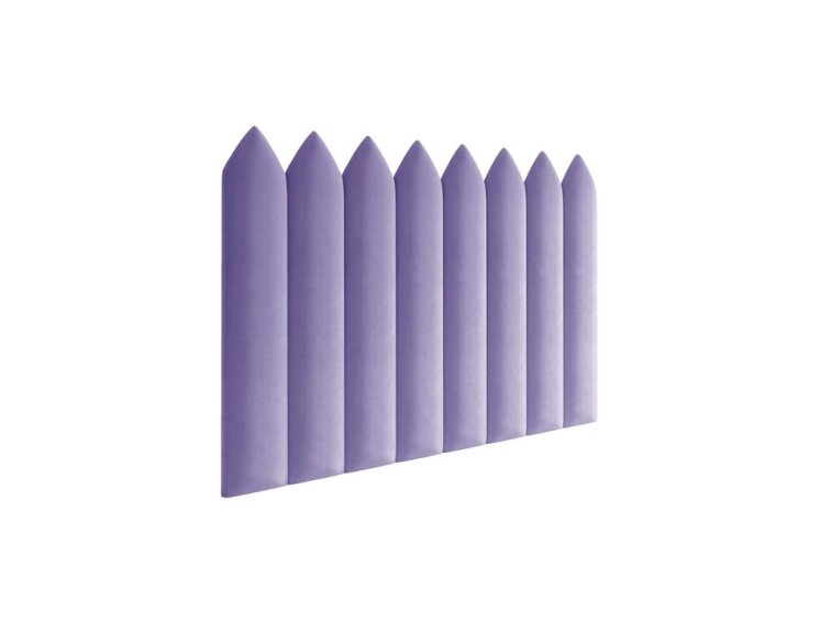 Čalúnený panel na stenu - špicatý plot