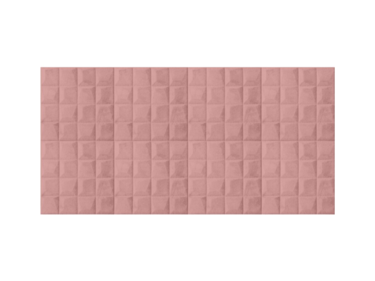 Samolepiaci zamatový 3D panel 69 x 140 cm VEL014 ružový