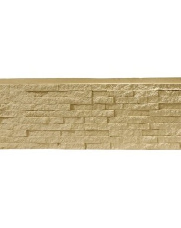 PU 3D panel Cream Rock – dekoratívny obklad s efektom kameňa (122x33cm)