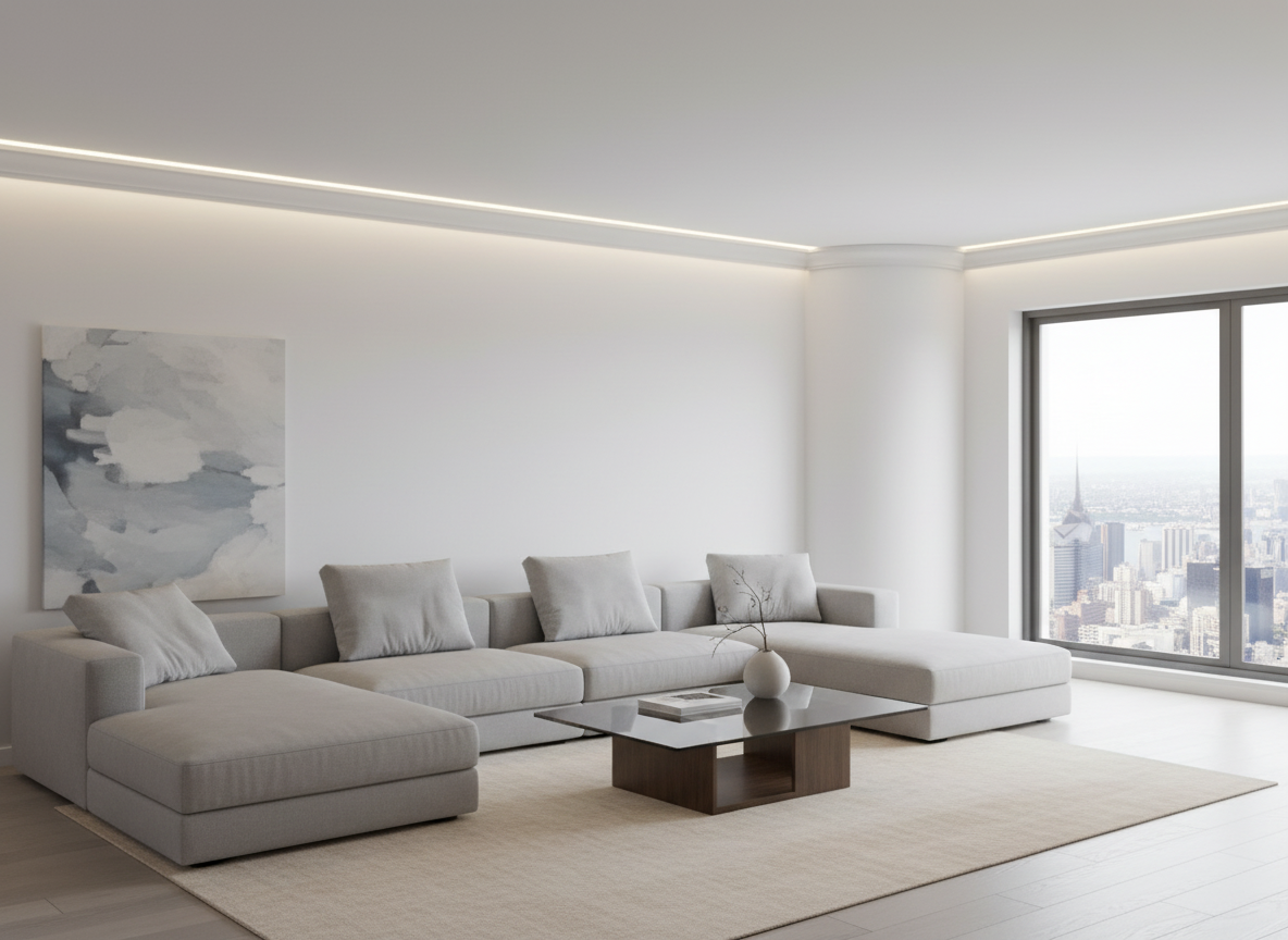 Flexibilná stropná lišta C230F ORAC - Vodoodolná a Pretierateľná