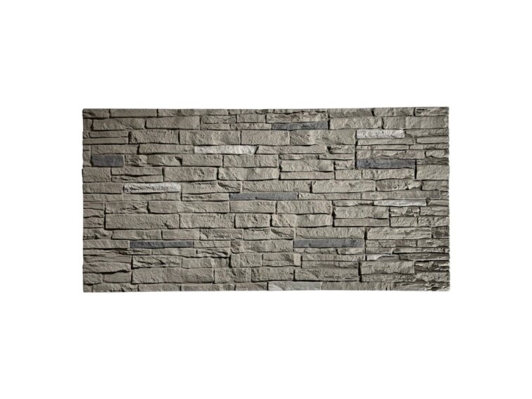 PU 3D panel Silver Slate – dekoratívny obklad s efektom kameňa (120x60cm)