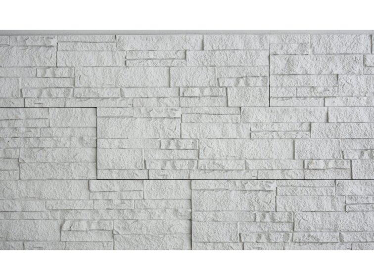 PU 3D panel Metropolitan White – dekoratívny obklad s efektom kameňa