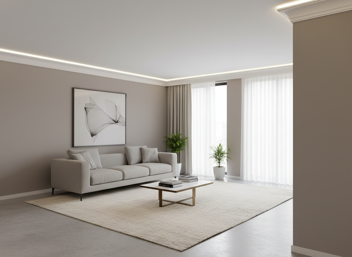 Flexibilná stropná lišta C220F ORAC - Vodoodolná a flexibilná