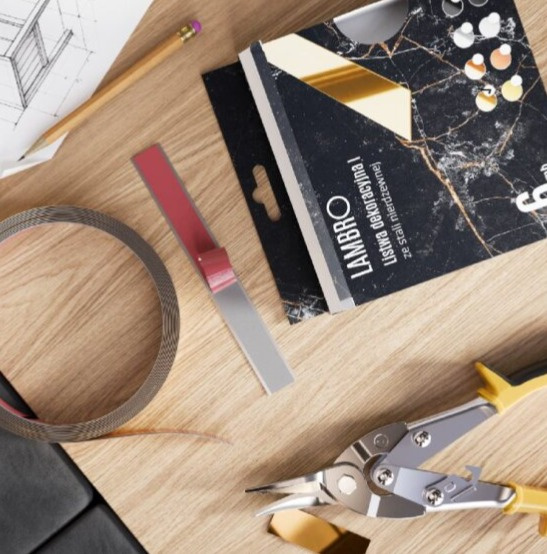 Samolepiaci kovový dekoračný pás plochý - zlatá matná 600 x 1 cm