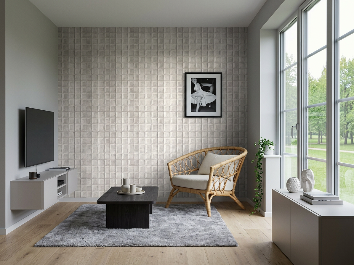 Samolepiaci zamatový 3D panel 69 x 140 cm VEL007 šedý