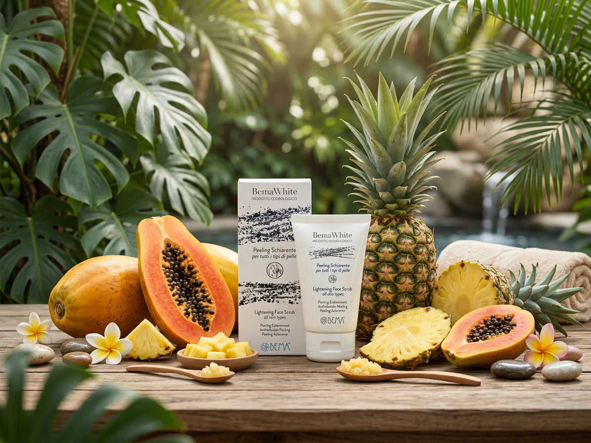 Bema White zosvetľujúci pleťový peeling