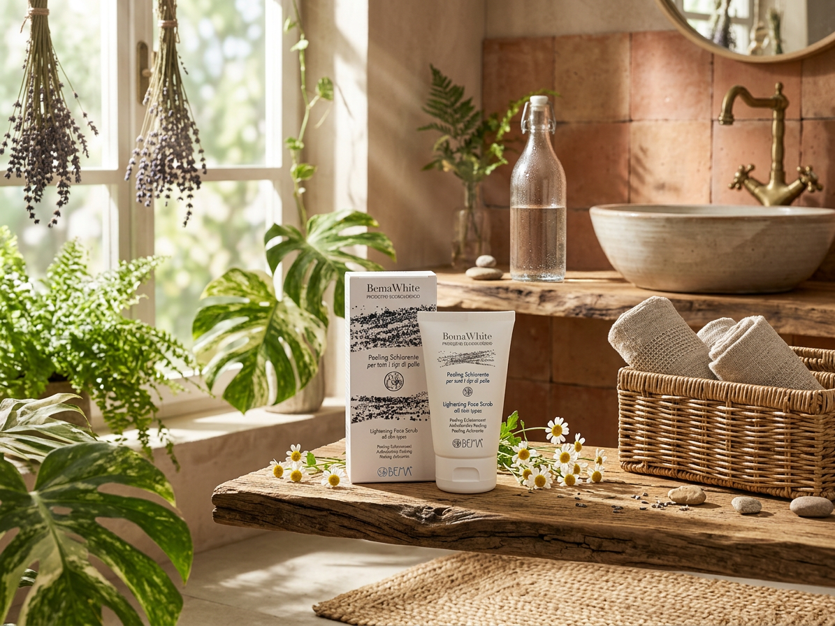 Bema White zosvetľujúci pleťový peeling