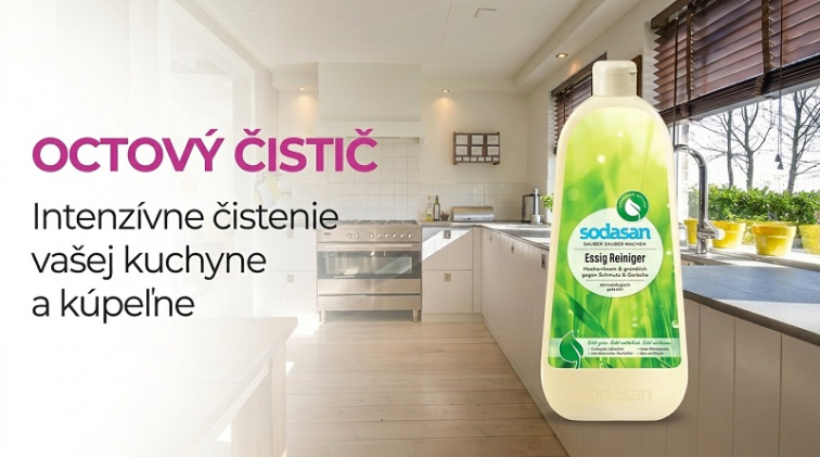 UDRŽIAVAJTE SVOJU DOMÁCNOSŤ V HYGIENICKEJ ČISTOTE POMOCOU TRADIČNÉMU (BIO) OCTU
