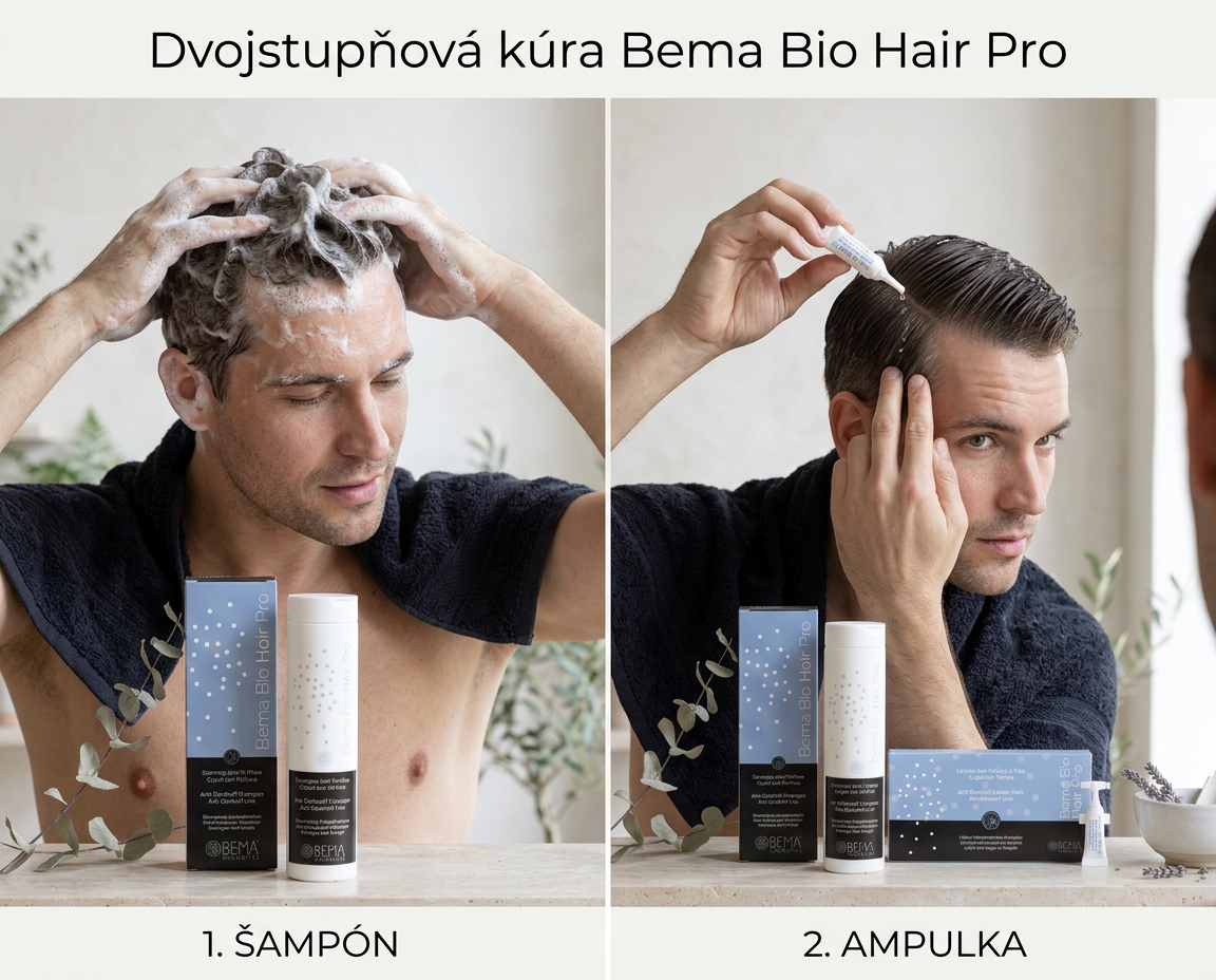 Účinné DUO šampón a tonikum proti lupinám