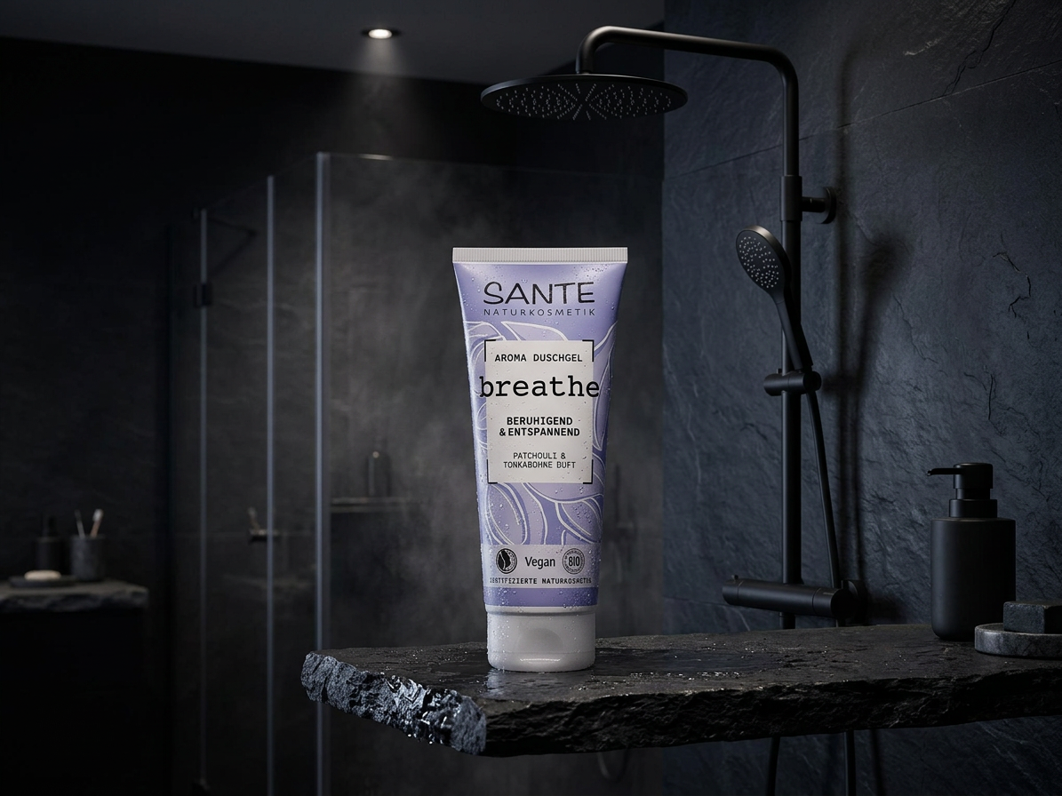 BREATHE Aroma Sprchový gél Pačuli a Tonka