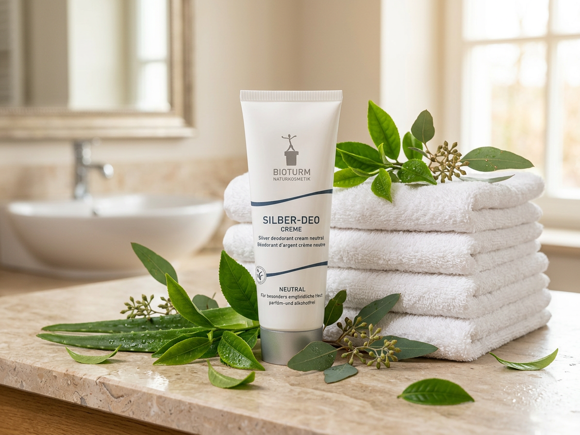 BIORTURM deodorant krém so striebrom neutral