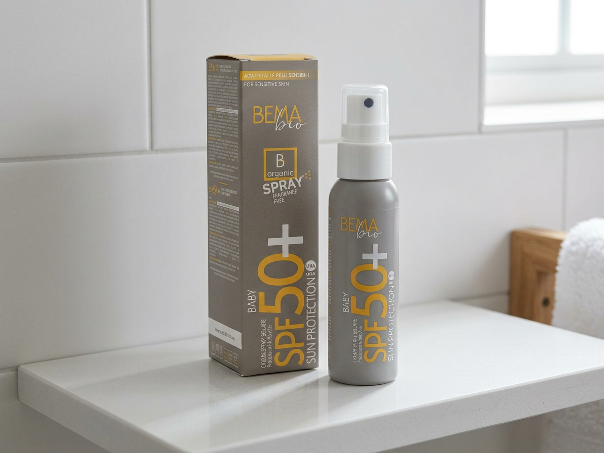 BemaBio opaľovací krém Baby Sun pre deti v spreji SPF50