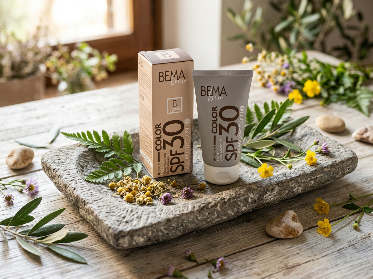 BemaBio tónovací pleťový krém SPF 30