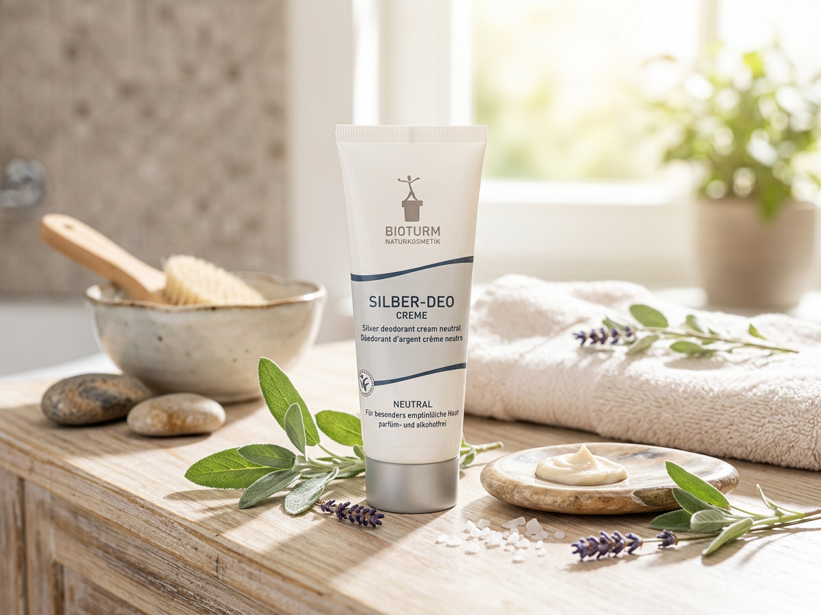 BIORTURM deodorant krém so striebrom neutral