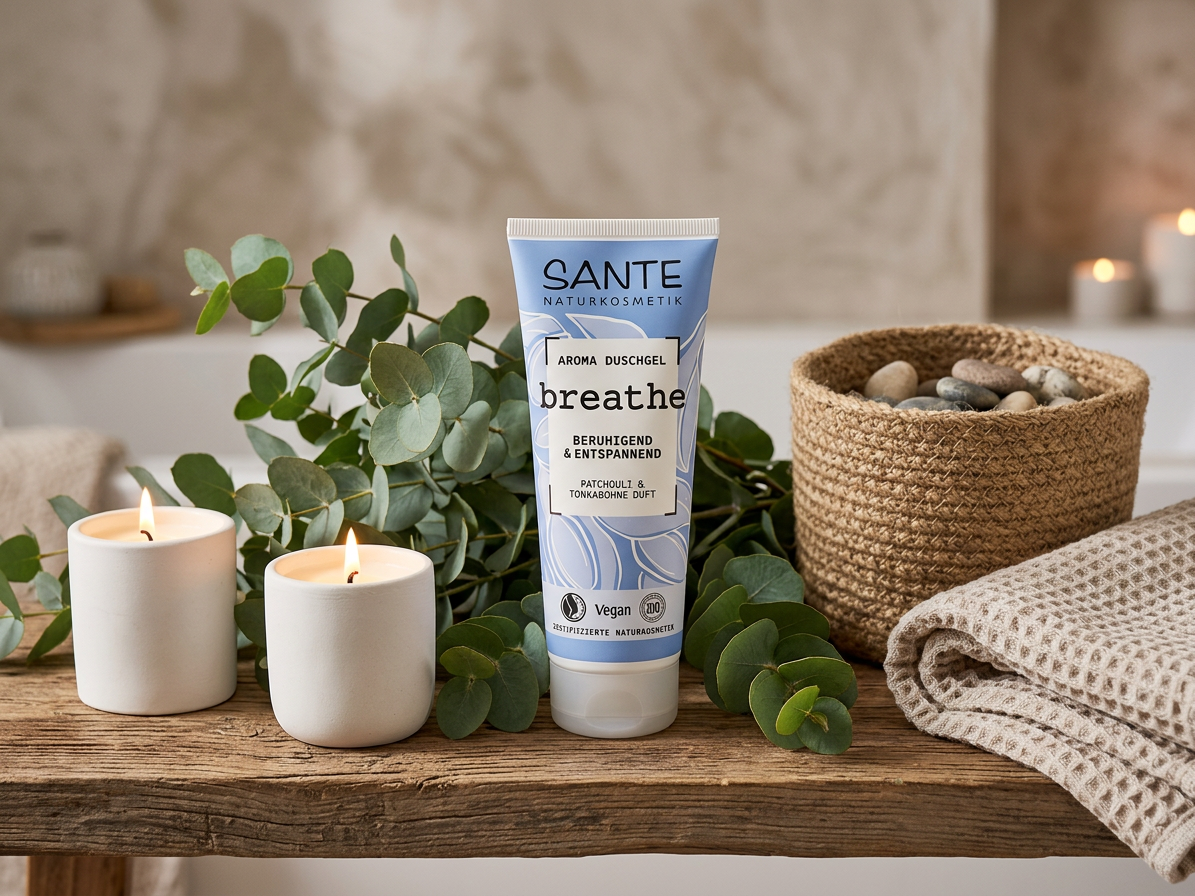 BREATHE Aroma Sprchový gél Pačuli a Tonka