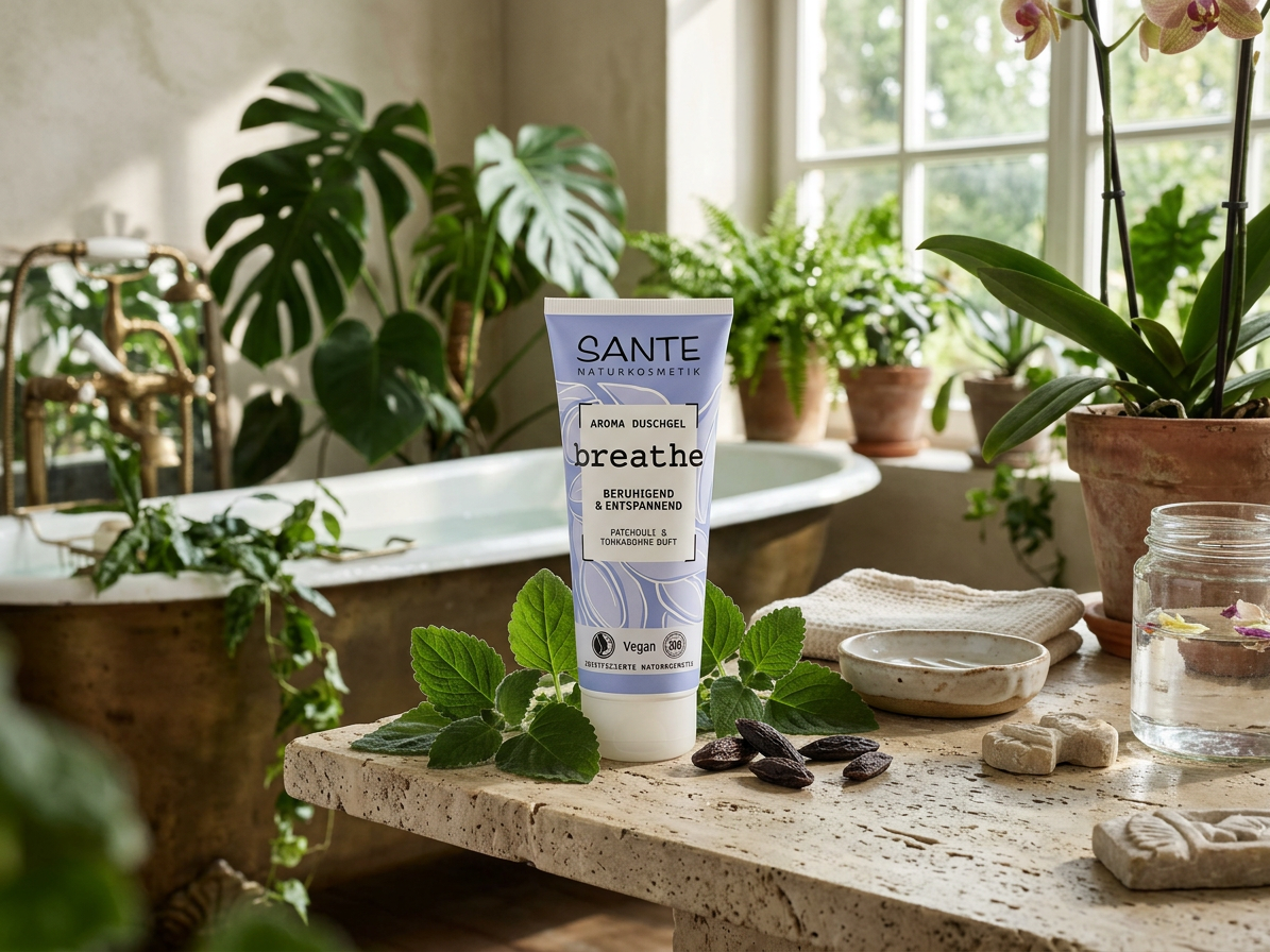 BREATHE Aroma Sprchový gél Pačuli a Tonka