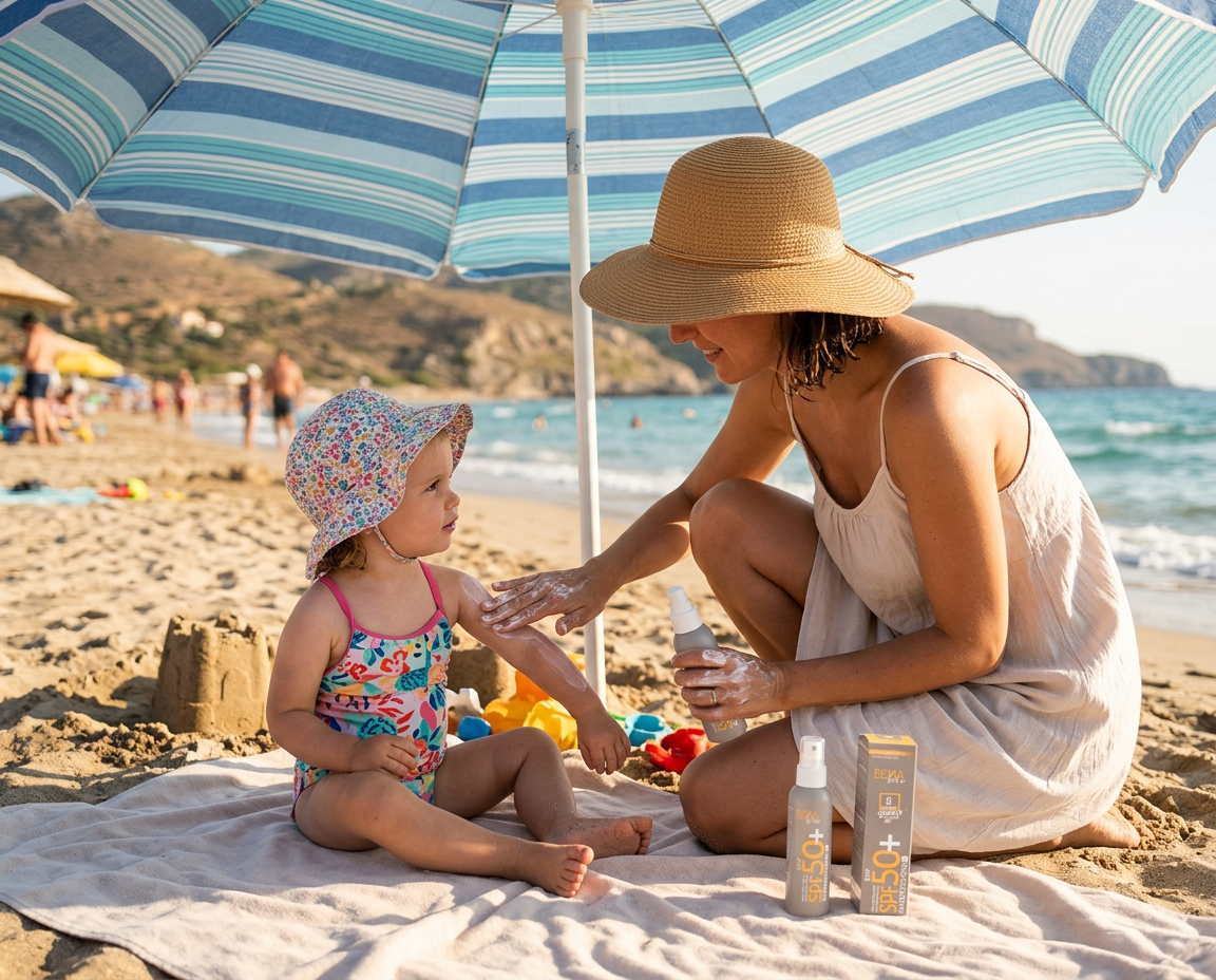 BemaBio opaľovací krém Baby Sun pre deti v spreji SPF50