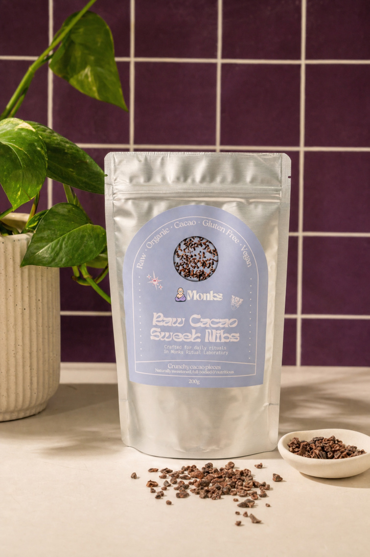 Monks Raw Cacao Nibs Bio