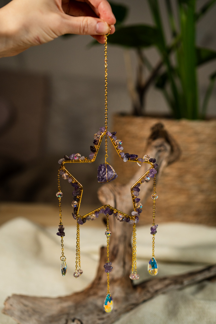 Lapač slnka – hviezda s Ametystom