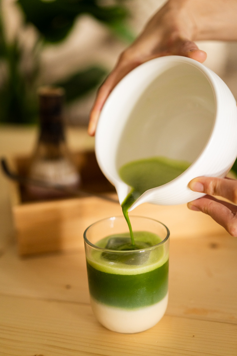 Tradičná japonská miska na matchu Tsuki