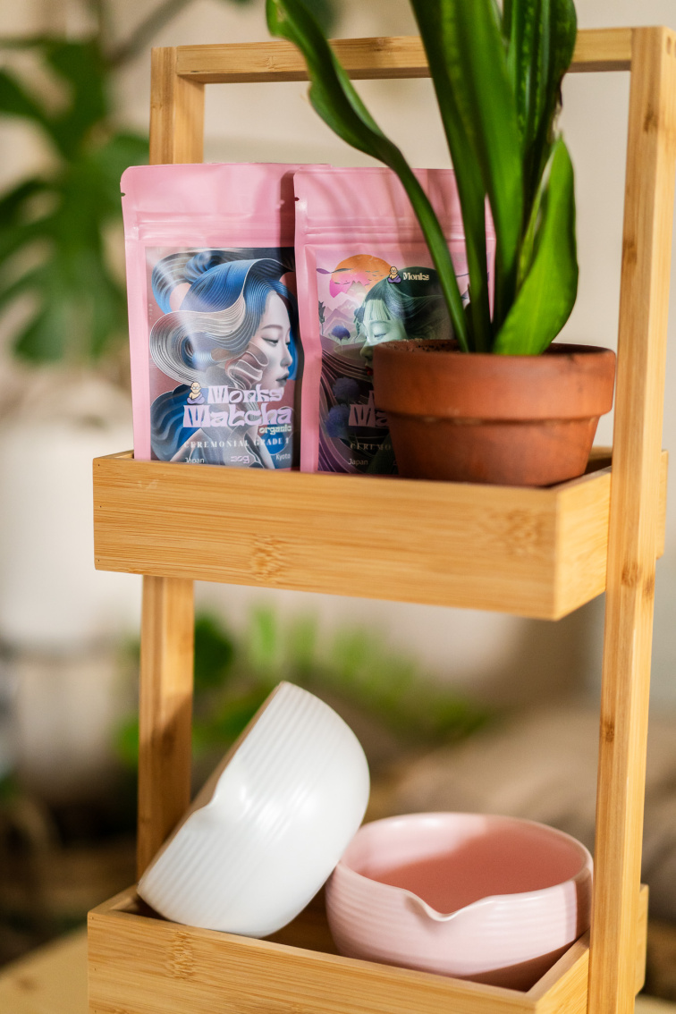 Tradičná japonská miska na matchu Tsuki